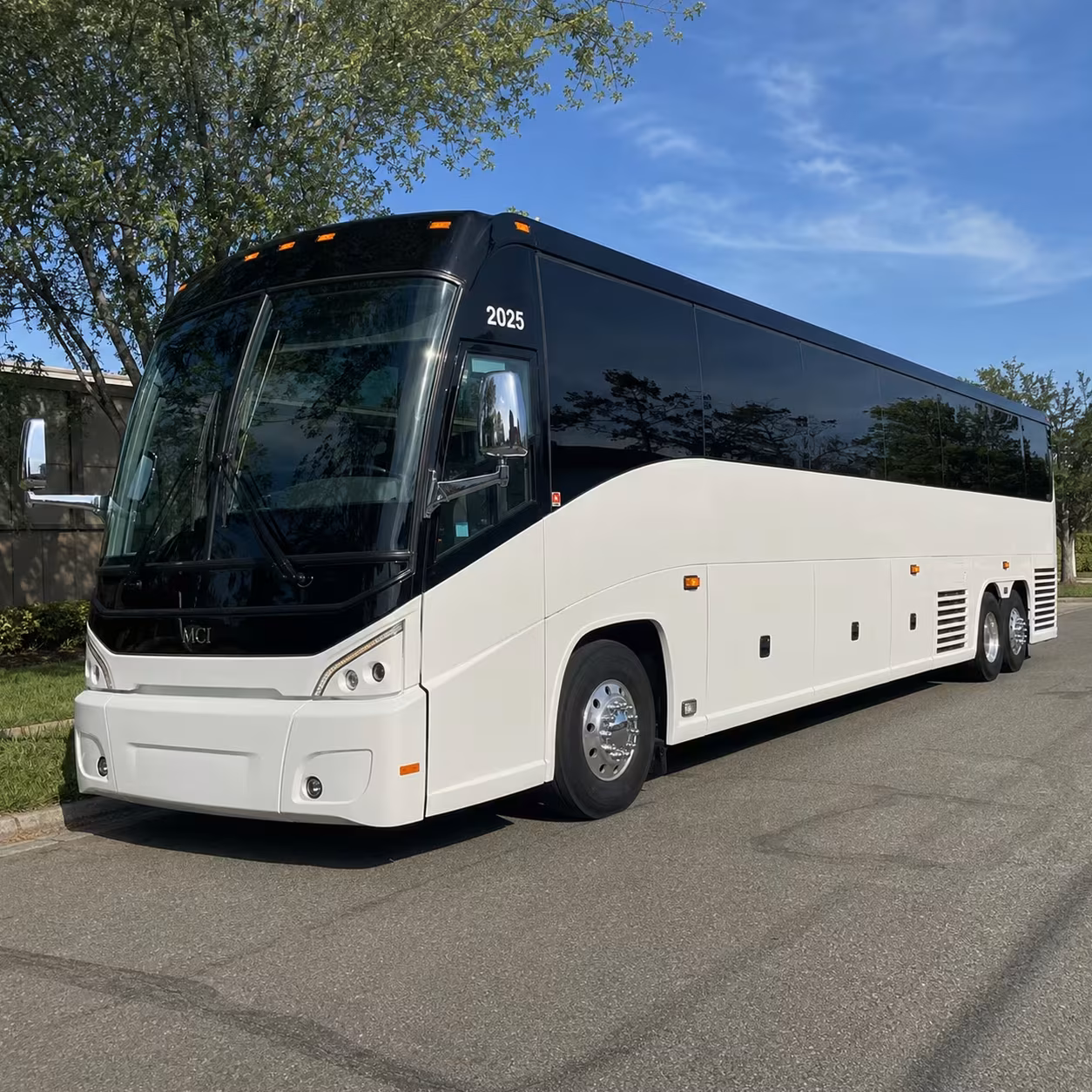 56 passenger charter bus