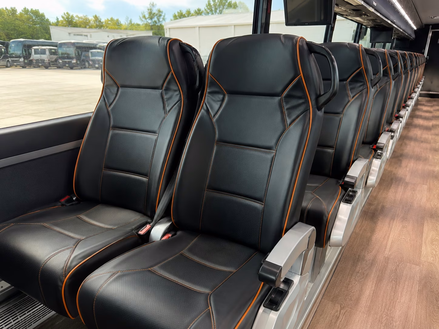 costa mesa charter bus interior gallery
