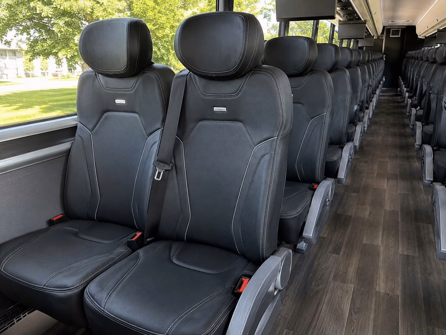 costa mesa wedding shuttle buses between hotels and venues