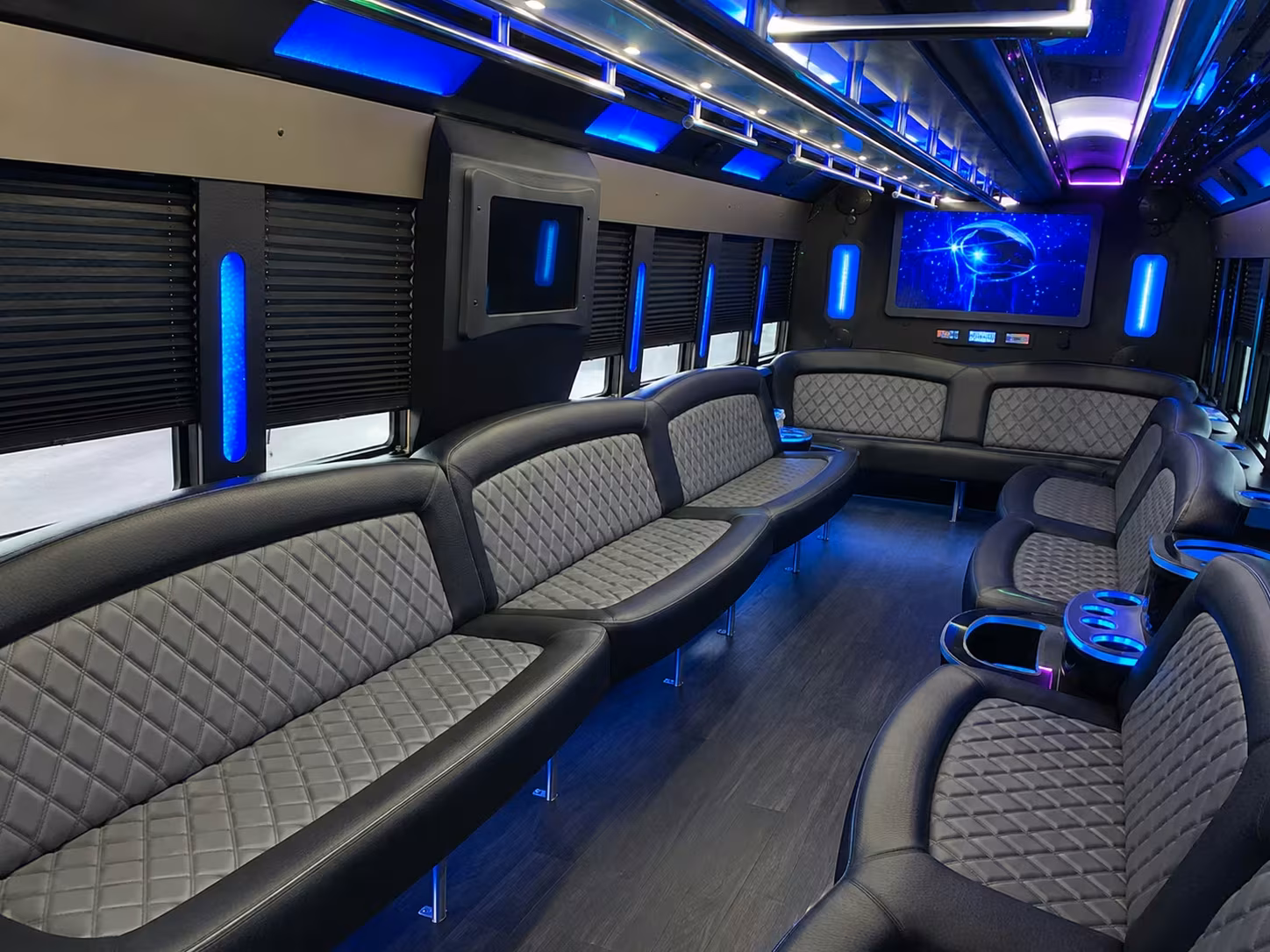 party bus transportation for pre prom photos in costa mesa